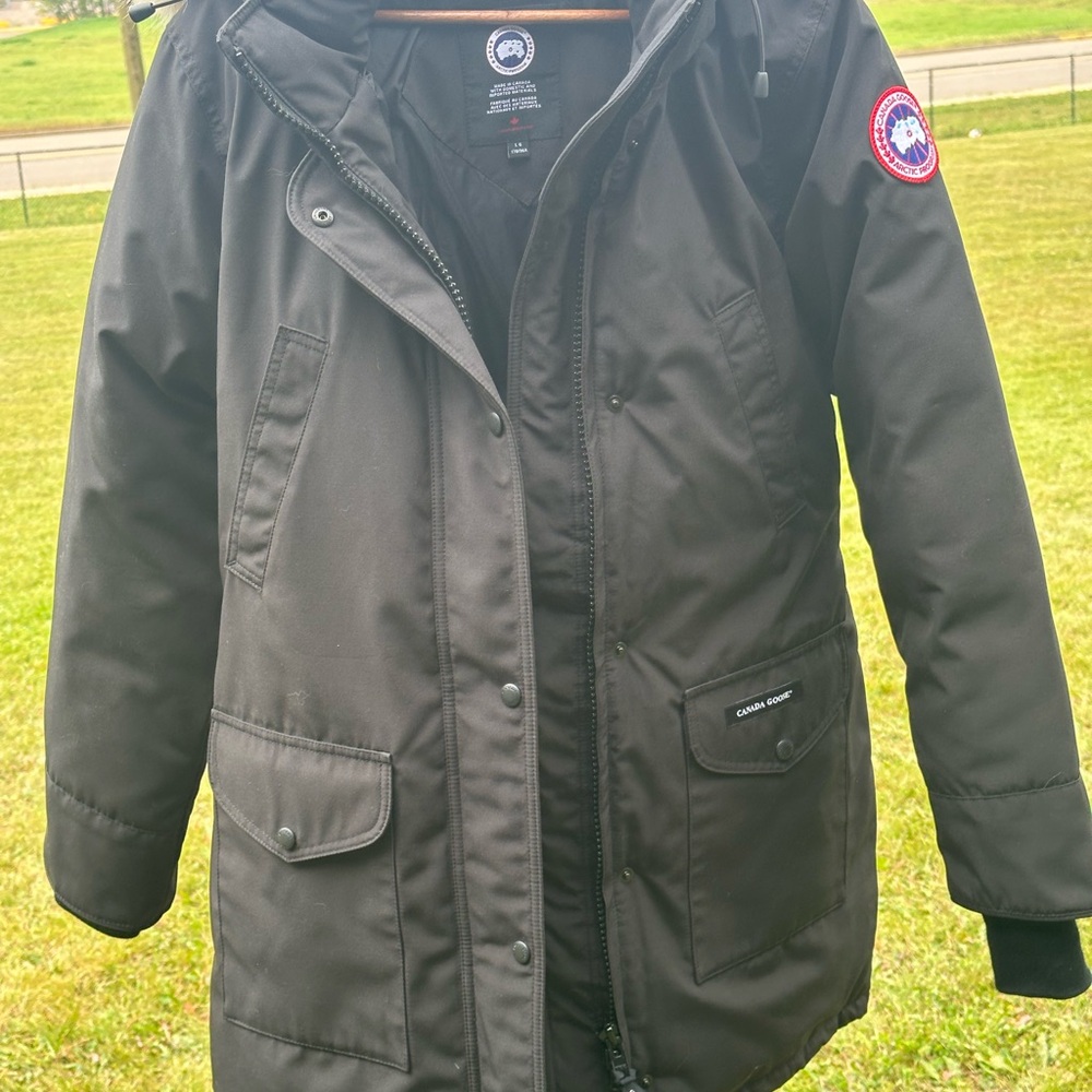 Canada Goose Black Hooded Jacket